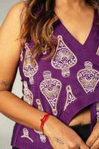 Asymmetric wrap top - SSWAI