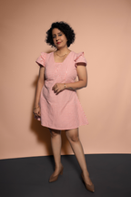 Ghingham Short Dress