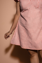 Ghingham Short Dress