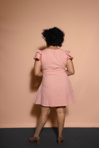 Ghingham Short Dress