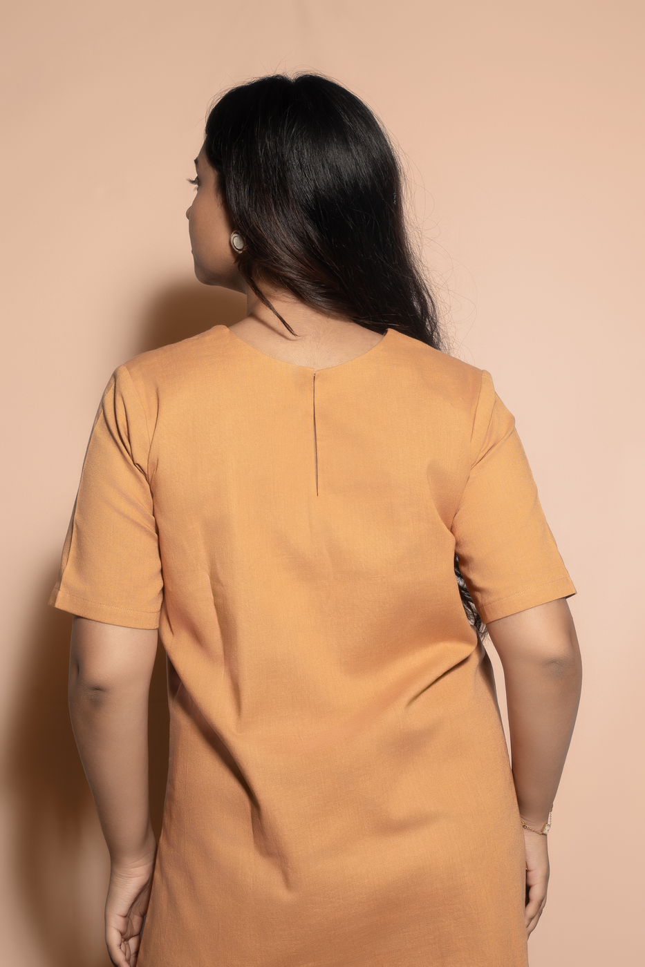 Boxed Colour Blocked Dress