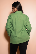 Pleated Asymmetric Shirt