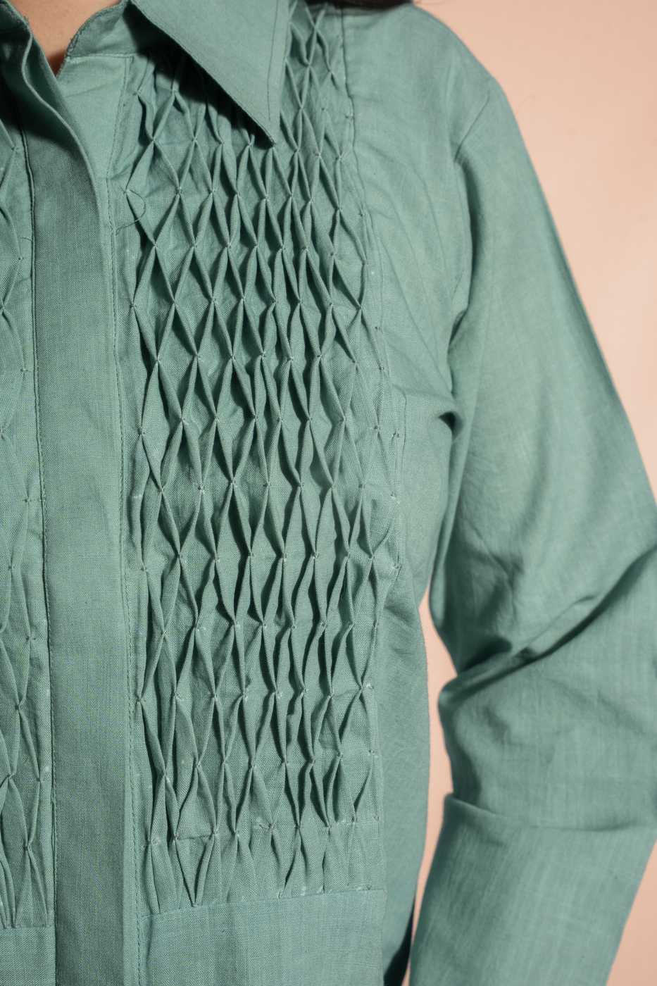 Smocked Shirt