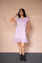 Checked Frill Dress