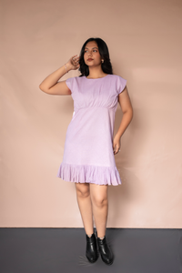Checked Frill Dress