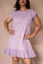 Checked Frill Dress