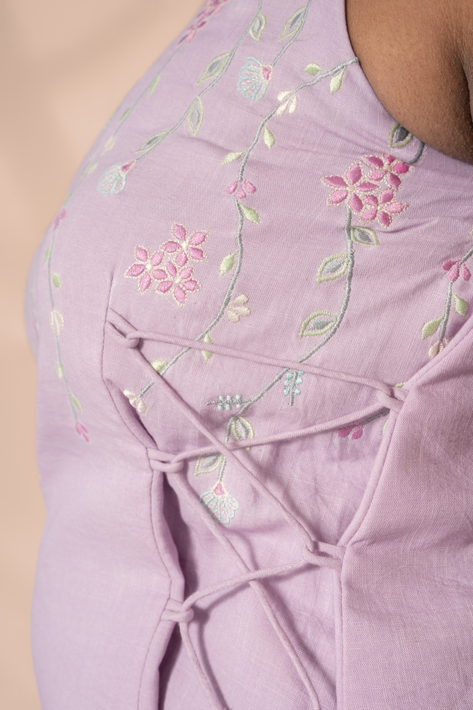Floral Thread Work co-ord