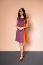 Pleated Shift Dress