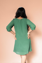 Smocked Front Dress