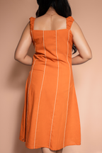 Piping panel A-line Midi