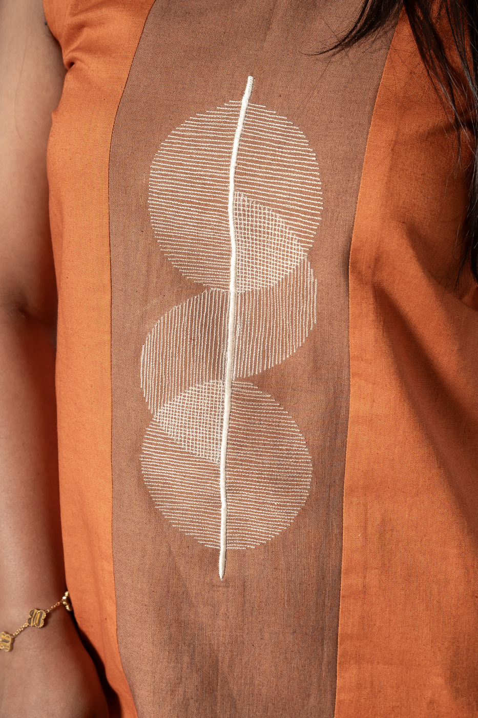 Abstract Thread Work Dress