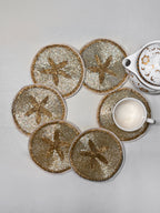 Starfish Golden Coaster set