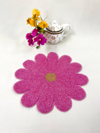 Floral Beaded Pink Tablemat