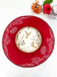 Conch Motif Tablemat and Coaster