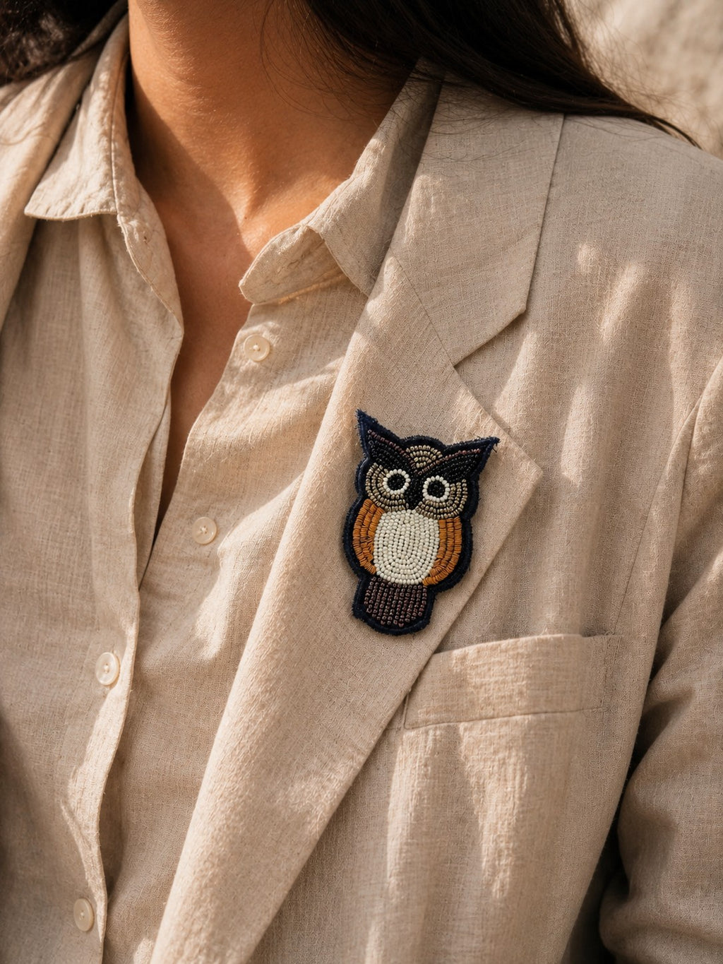 Owl brooch