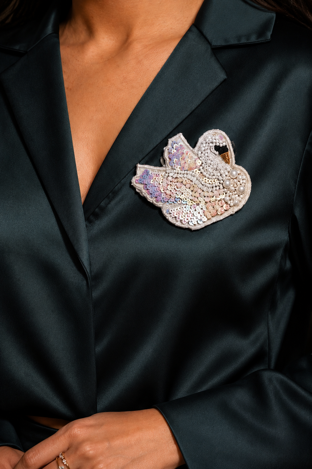 Swan Brooch