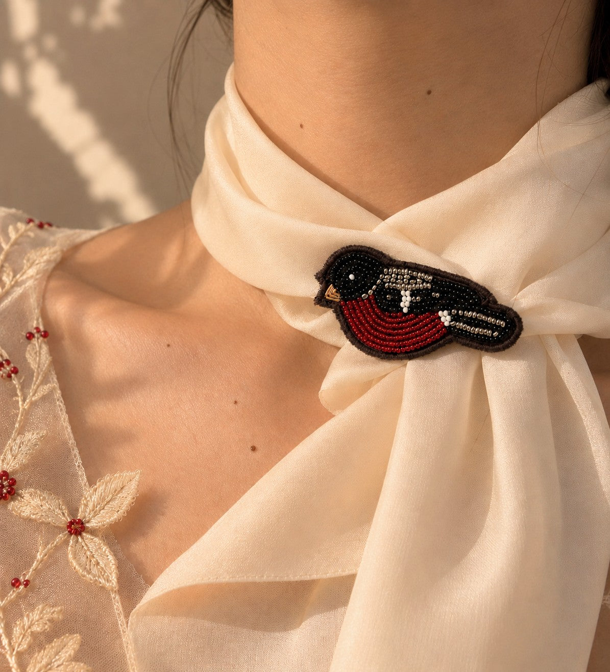 Robin Brooch