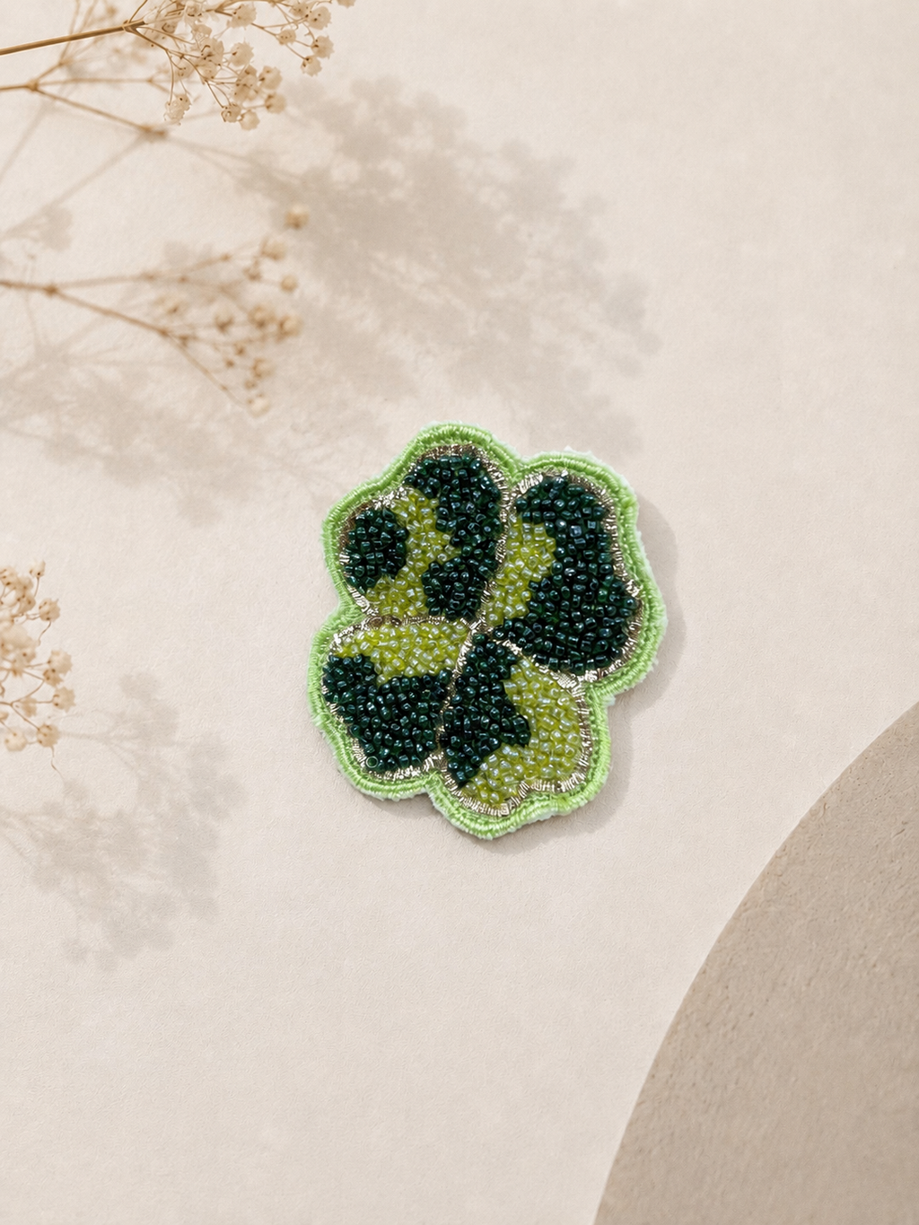 Clover Flower Brooch