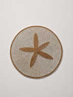 Starfish Golden Tablemat And Coasters